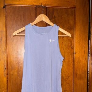 Nike Women's Light Blue Tank Top